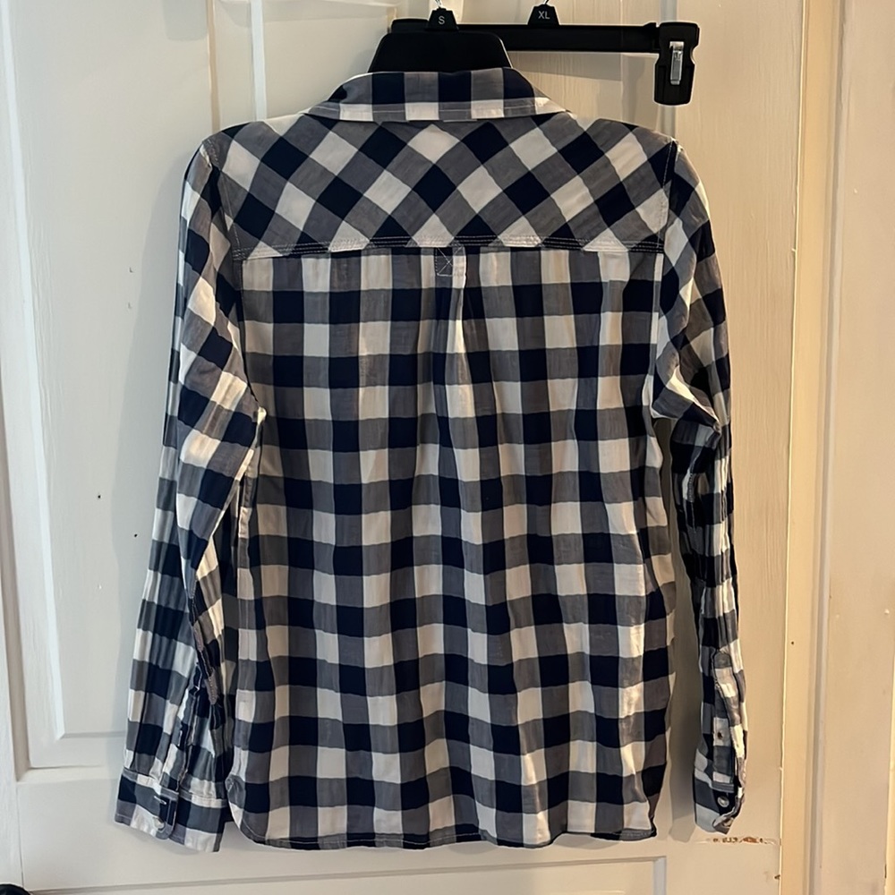 Blue plaid shirt - Picture 2 of 5